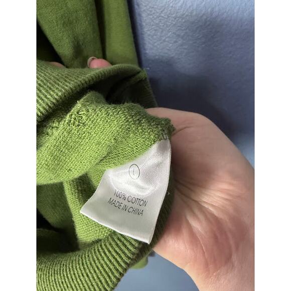 Soul of Fashion Sweatshirt Kids Size Large Link Fairy Embroidered Green Hoodie - Picture 8 of 11